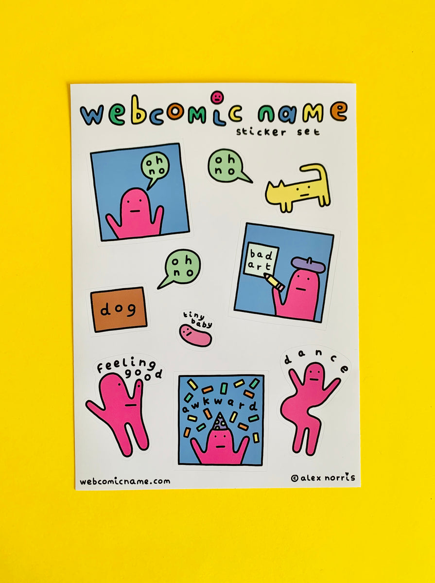 A5 'CLASSIC' STICKER SHEET – The Oh No Shop