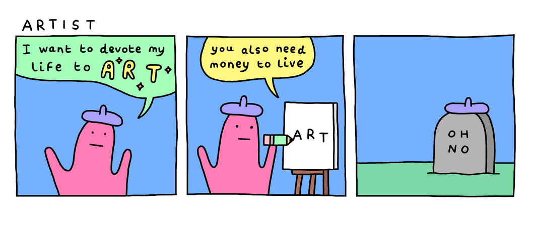 'ARTIST' A4 PRINT