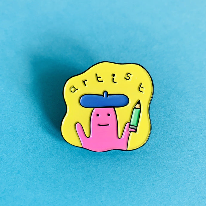 'ARTIST' ENAMEL PIN