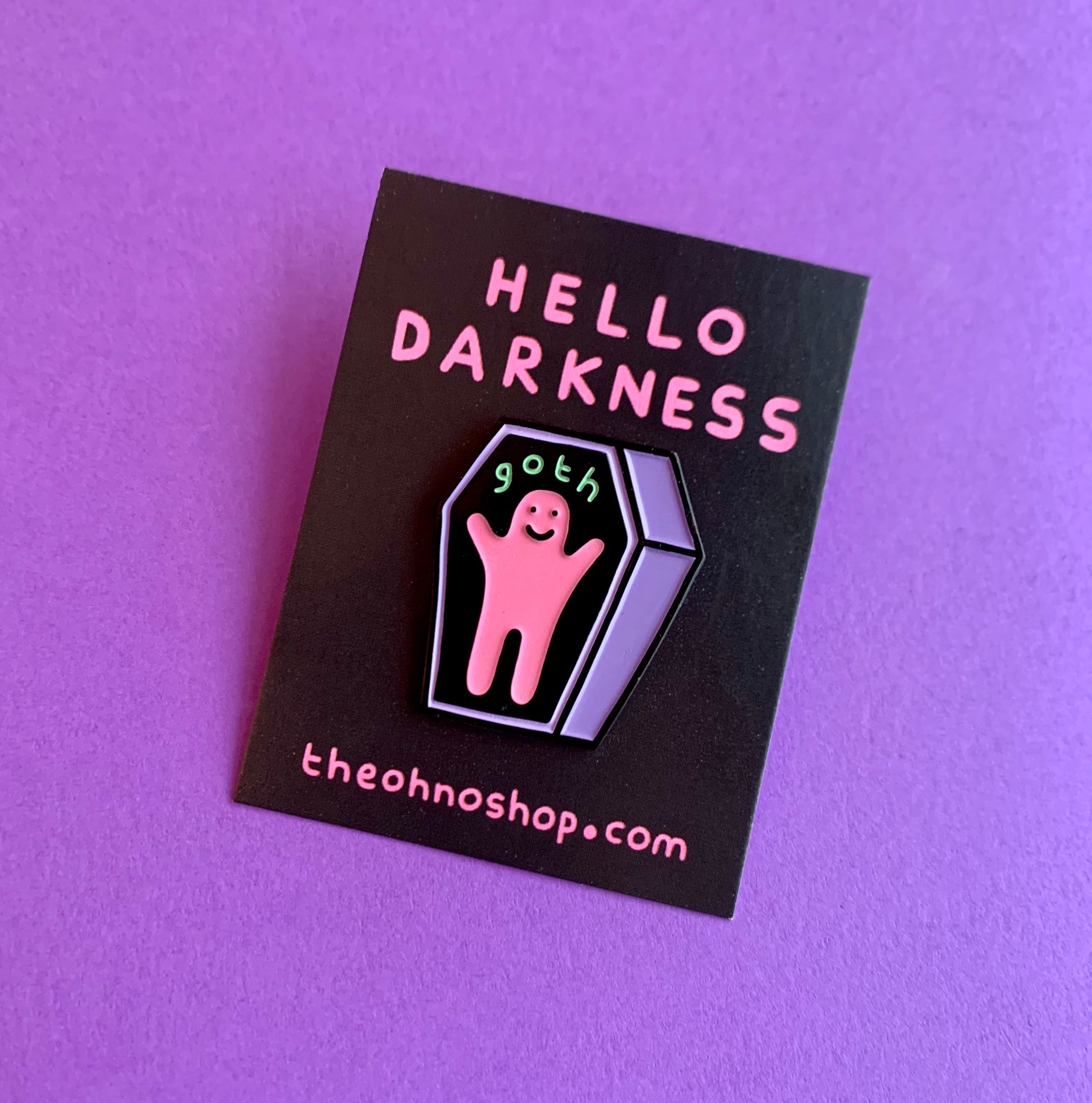 GOTH' ENAMEL PIN – The Oh No Shop