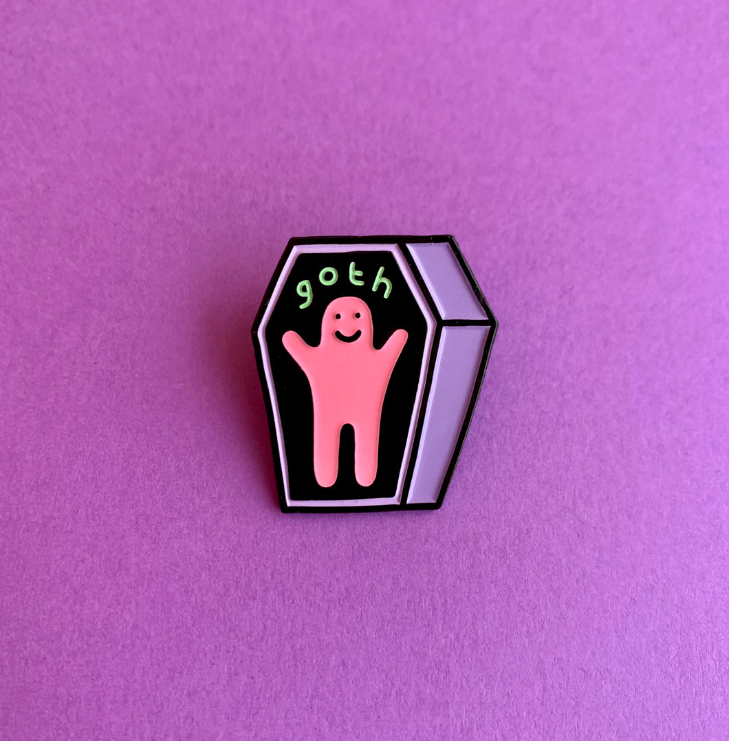 “GOTH” ENAMEL PIN