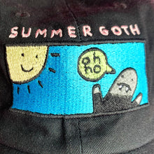 BLACK "SUMMER GOTH" CAP