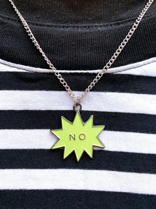 'NO' NECKLACE