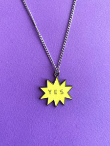 'YES' NECKLACE