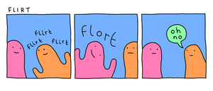 'FLIRT' A4 PRINT