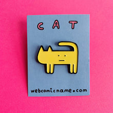 'CAT' ENAMEL PIN