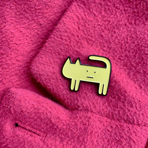 “CAT” ENAMEL PIN