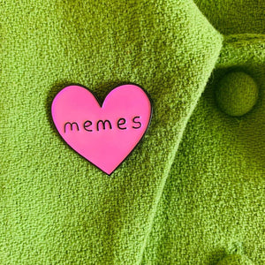 'MEMES' ENAMEL PIN